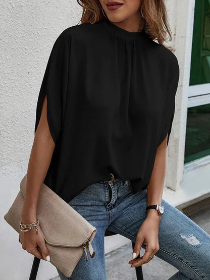 Jordyn - elegant loose top with batwing sleeves