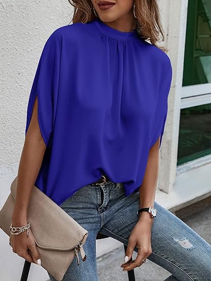 Jordyn - elegant loose top with batwing sleeves