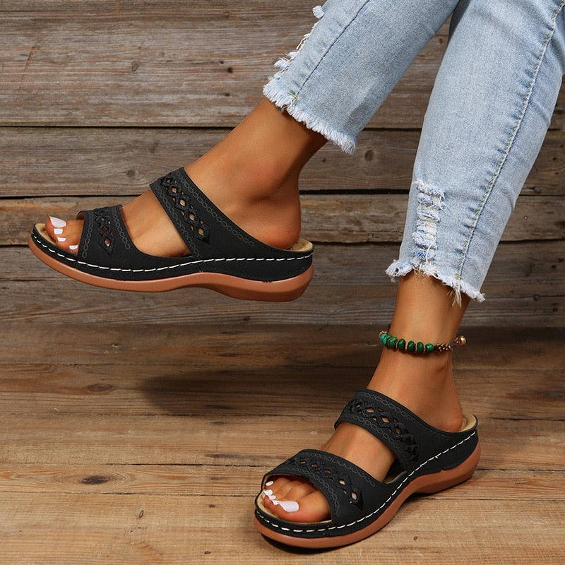 Gretel - Stylish Orthopedic Wedge Heel Sandals