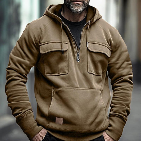 Tactical fleece hoodie - Auke 1+1 FREE